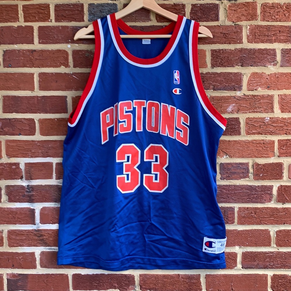 Vintage champions grant hill Detroit pistons basketball jersey size 48